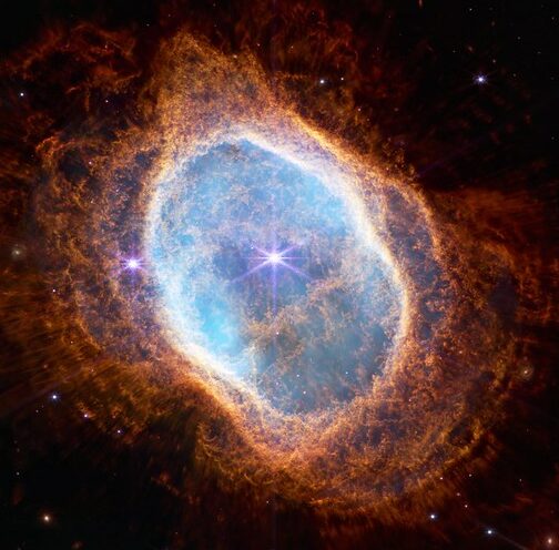 Image of dying star in vivid color